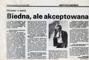 Bronisław Komorowski o armii