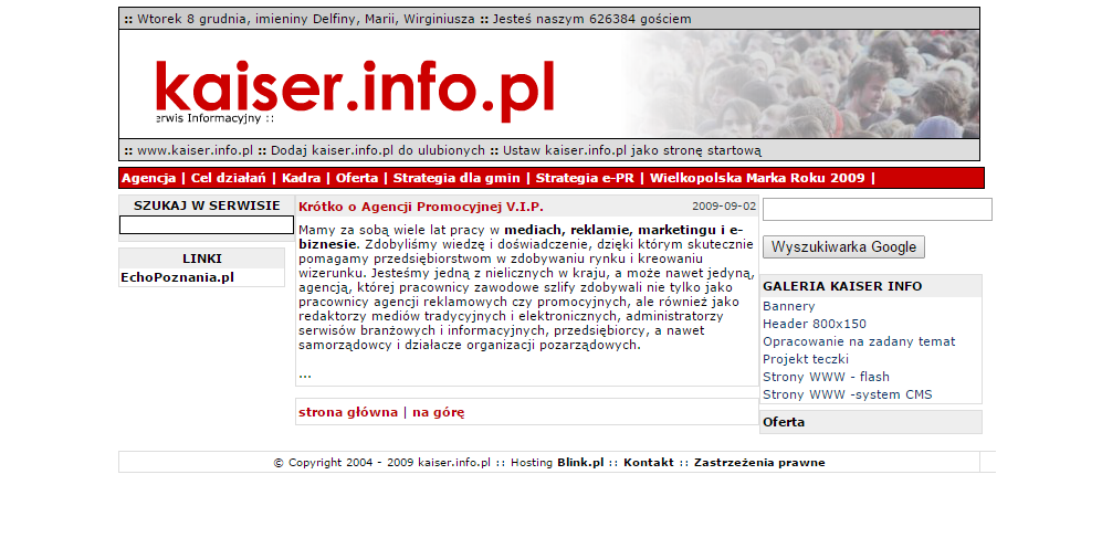 kaiser.info.pl Wielkopolski Serwis Informacyjny 2004- 2008