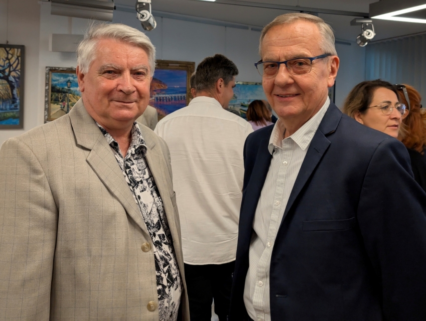 "Igrając ze słońcem" czyli wystawa prac plastycznych Jerzego Springera, fot. Waldemar Kaiser