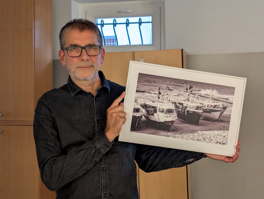 "Igrając ze słońcem" czyli wystawa prac plastycznych Jerzego Springera, fot. Waldemar Kaiser