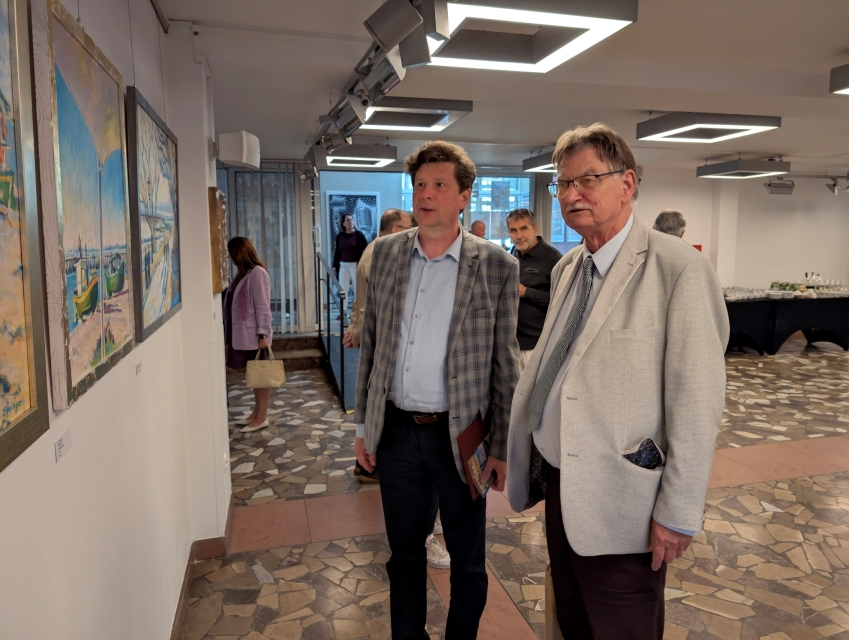 "Igrając ze słońcem" czyli wystawa prac plastycznych Jerzego Springera, fot. Waldemar Kaiser