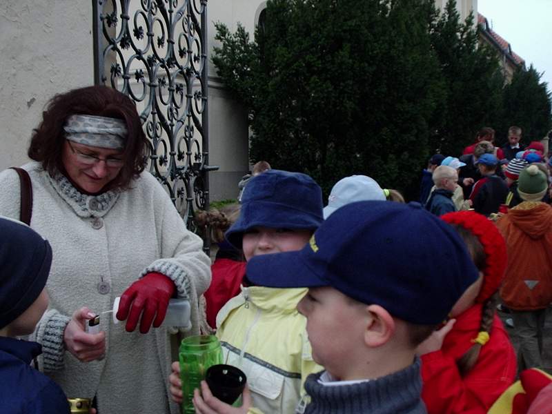 Trójkowe pożegnanie Jana Pawła II w 2005 roku w kościele NMP w Wągrowcu, fot. Waldemar Kaiser