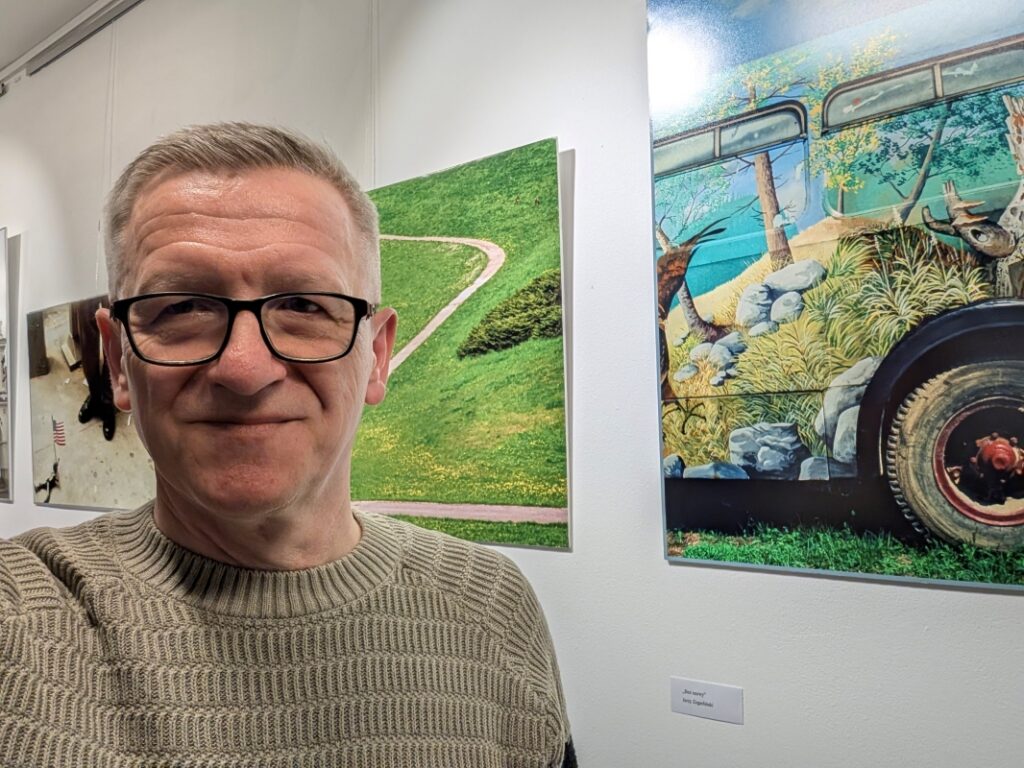 Wystawa Jerzego Zegarlinskiego w MDK w Wągrowcu, fot. Waldemar Kaiser