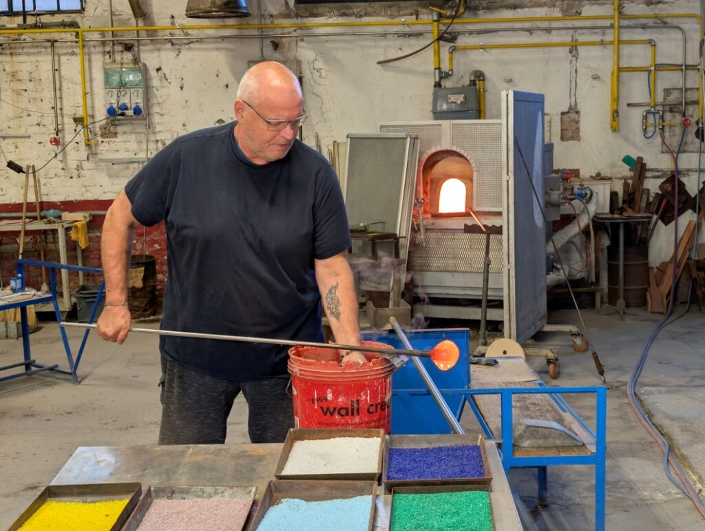 W szklanej manufakturze na Murano, fot, Waldemar Kaiser