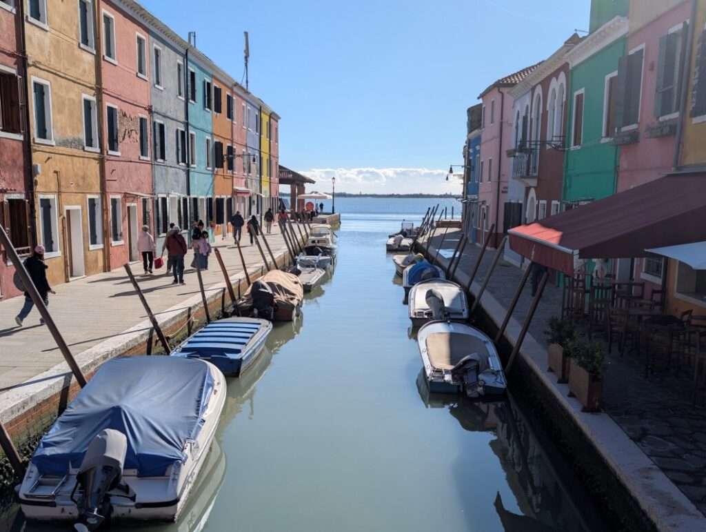 Ujście kanału do Laguny Weneckiej na Burano, fot. Waldemar Kaiser