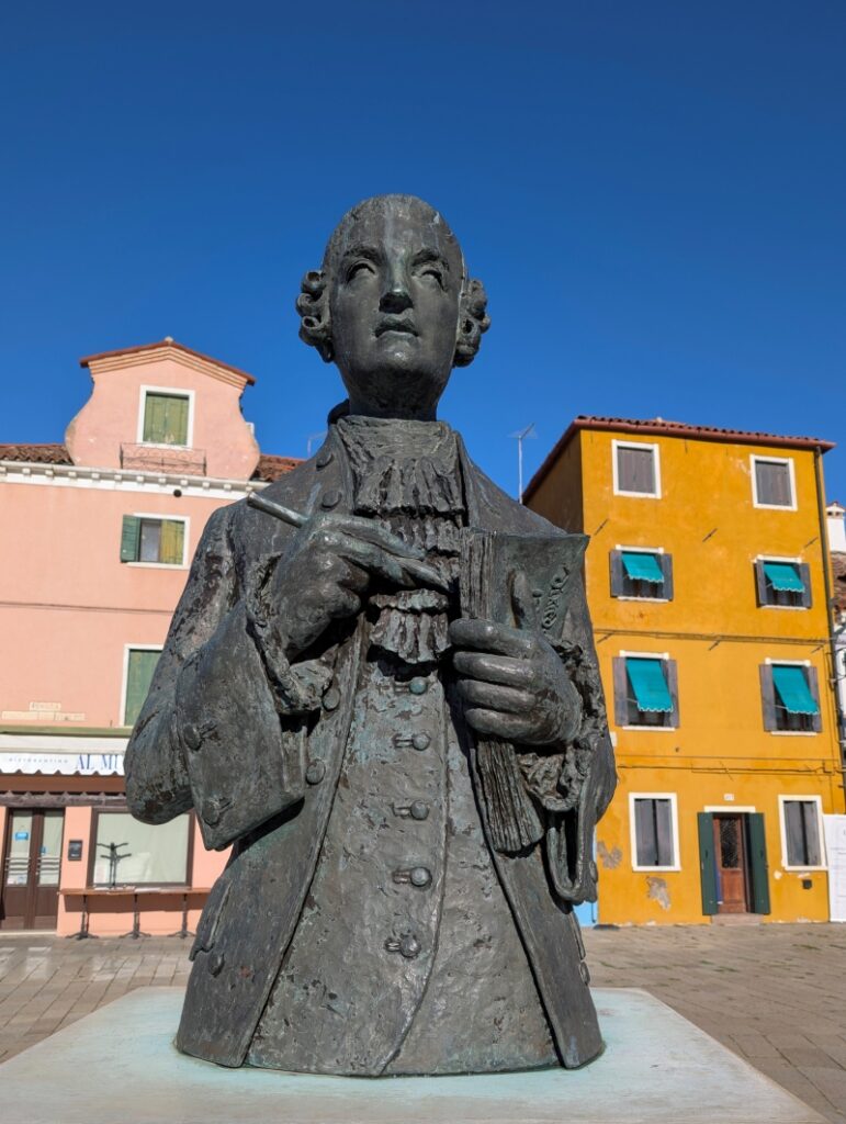 Pomnik Baldassare Galuppi na wyspie Burano, fot. Waldemar Kaiser